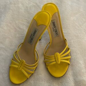 Yellow Jimmy Choo heels